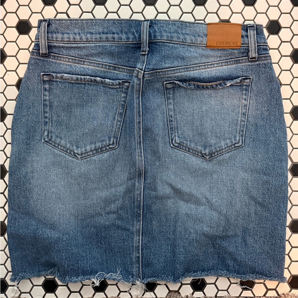 Evereve Denim Mini Skirt - 29 - Picture 2 of 6